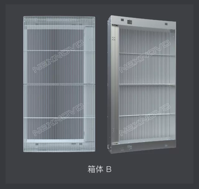震撼?。×钊司薜?60度全视角LED透明屏亮相(图4)