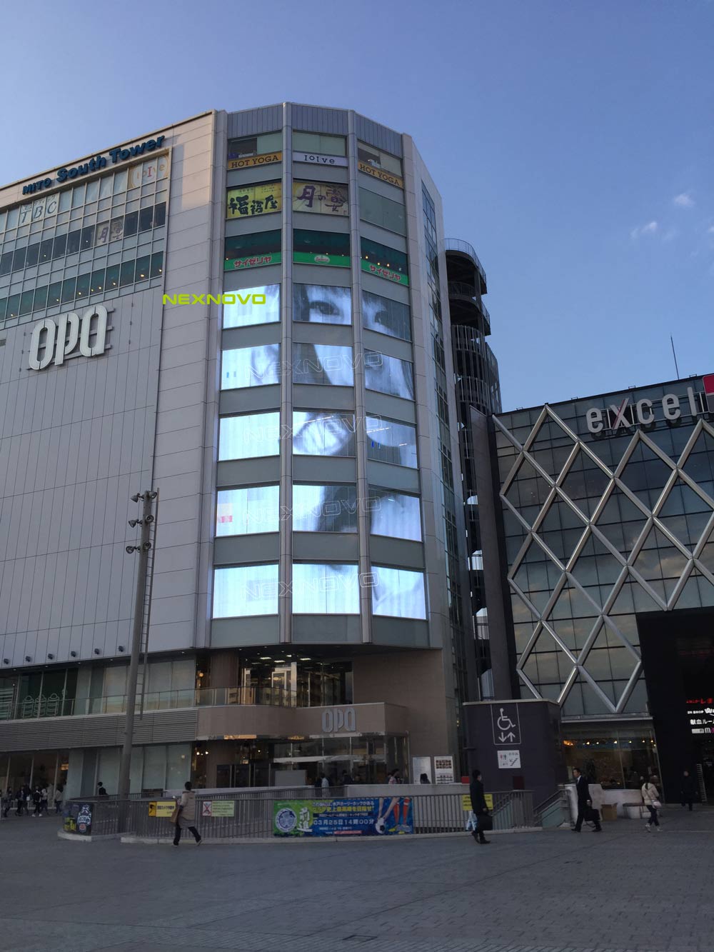 日本SouthTower|南塔LED透明屏项目(图1)
