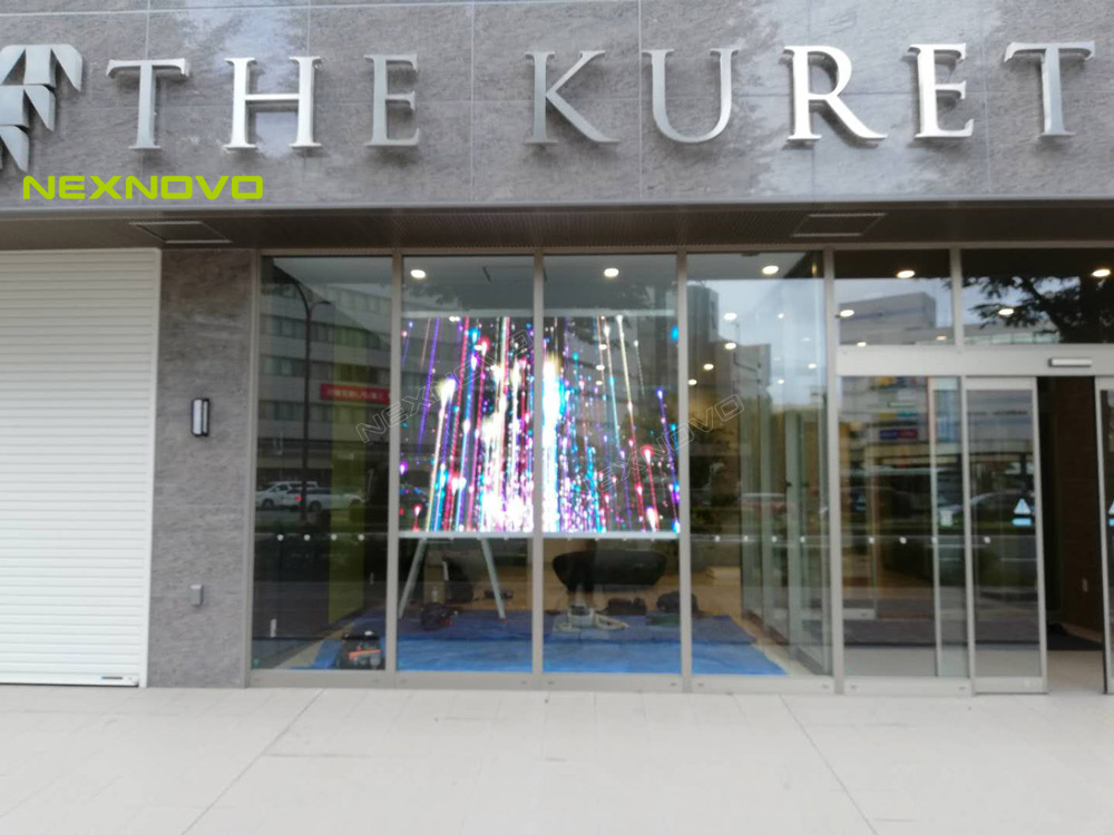 日本The Kuret Hotel透明LED透明屏项目(图1)