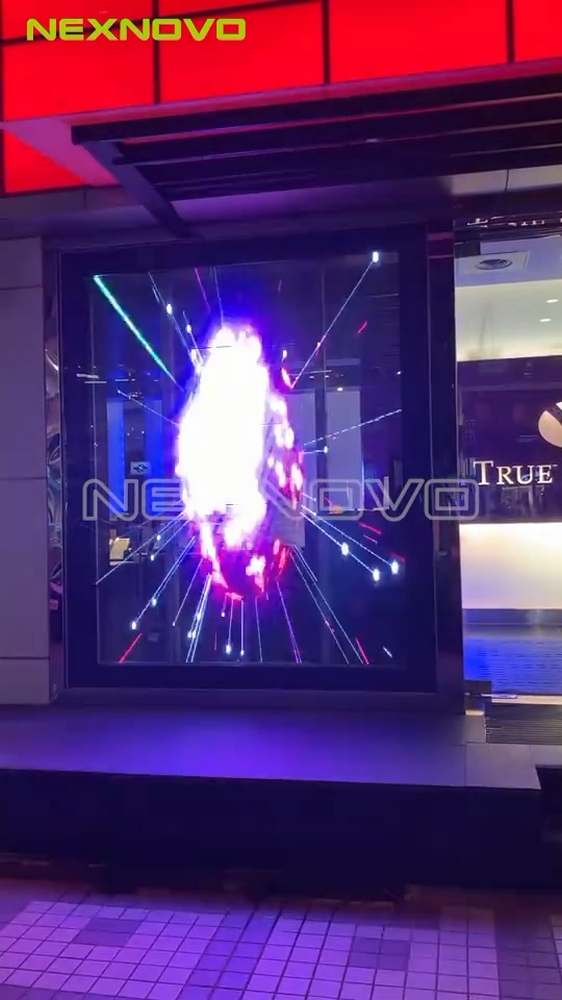台湾TRUE FITNESS 古亭健身馆透明LED显示屏项目(图9)