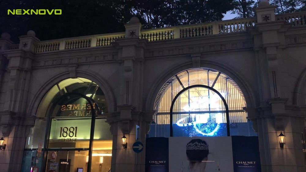 香港CHAUMET透明LED显示屏项目(图2)