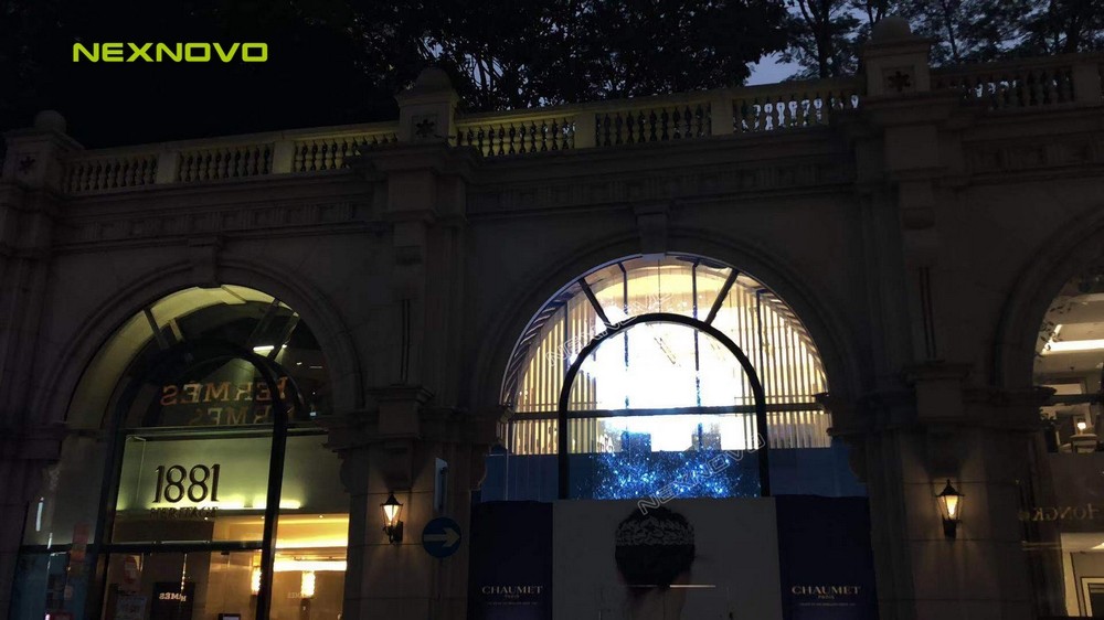 香港CHAUMET透明LED显示屏项目(图4)